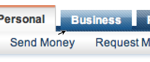 PayPal menu 1