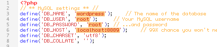 Update wp-config.php