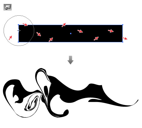 zig zag twirl