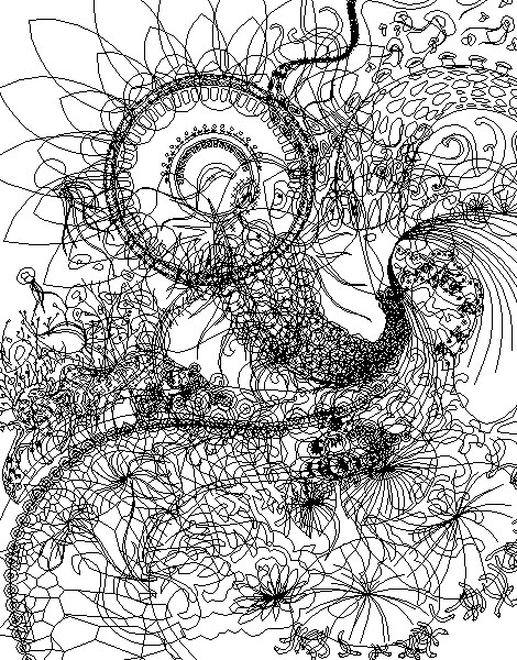 artwork outline mode