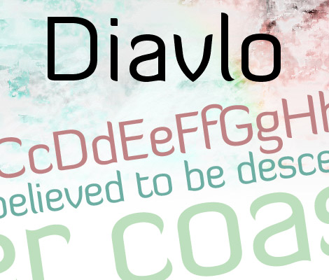 Diavlo Book free font