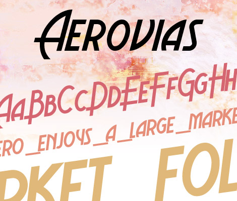 Aerovias Brasil NF free font