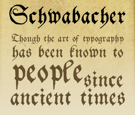 Schwabacher free font