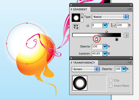 Illustrator: Abstract Vector Art - Web Designer Wall